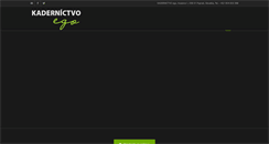 Desktop Screenshot of kadernictvo-ego.sk